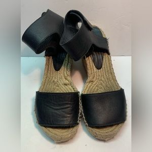 Vince Sophie Leather Wedge